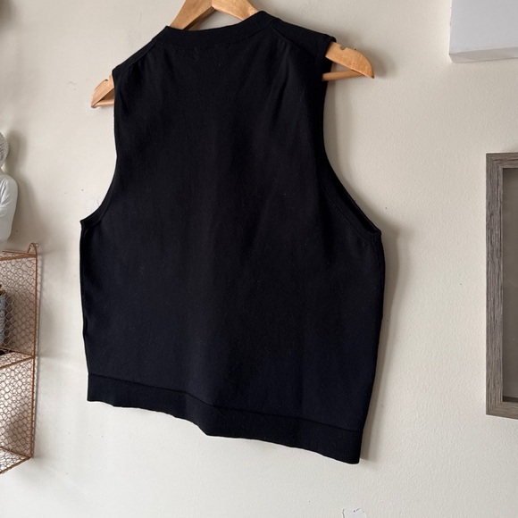 J.Crew Black Sweater Shell in Premium Ultra-Fine Cotton Blend Size Large - Picture 6 of 11